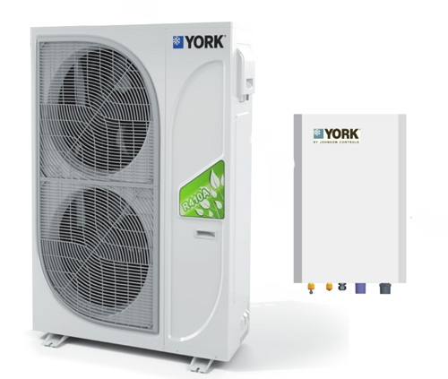 約克YVAG-D(R410A)系列 超低溫空氣源熱泵(冷水)變頻機組